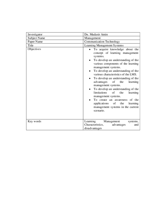 (PDF) LEARNING MANAGEMENT SYSTEM