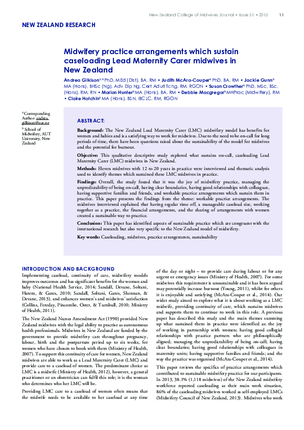 Midwifery caseloading essay 08 image