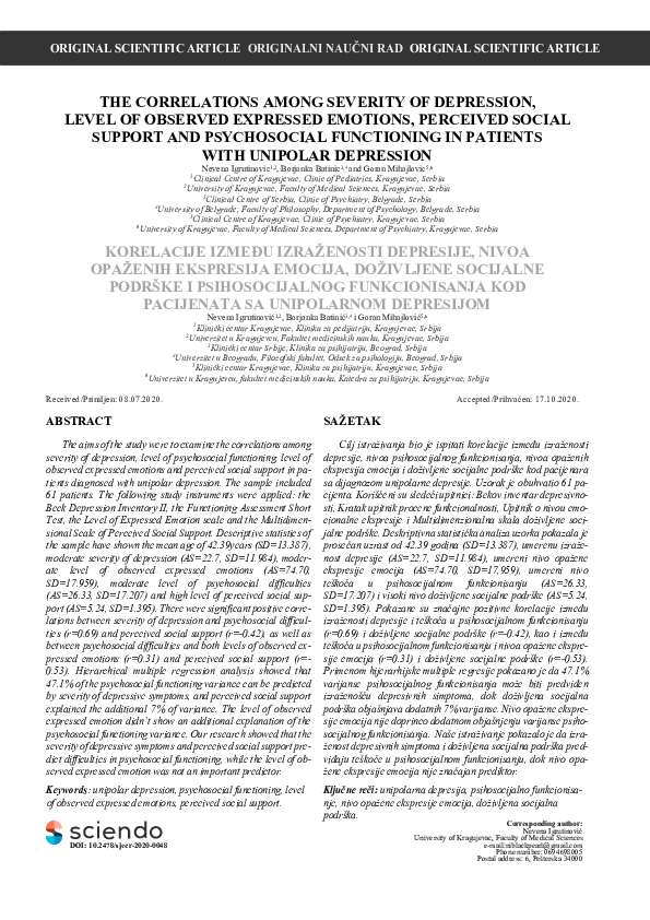 Quantitative research paper about depression image