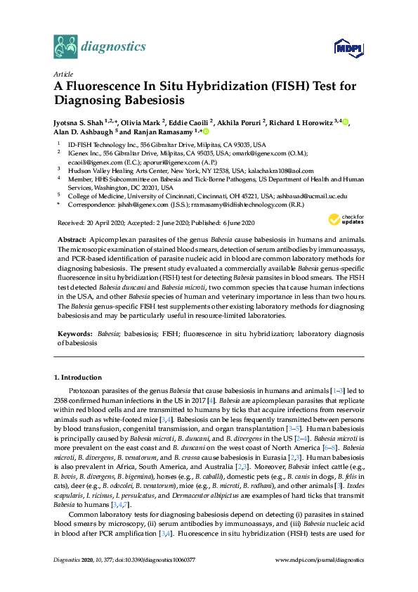 (PDF) A Fluorescence In Situ Hybridization (FISH) Test for Diagnosing ...