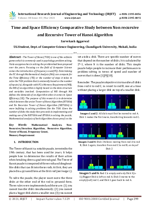 (PDF) IRJET- Time and Space Efficiency Comparative Study between Non ...