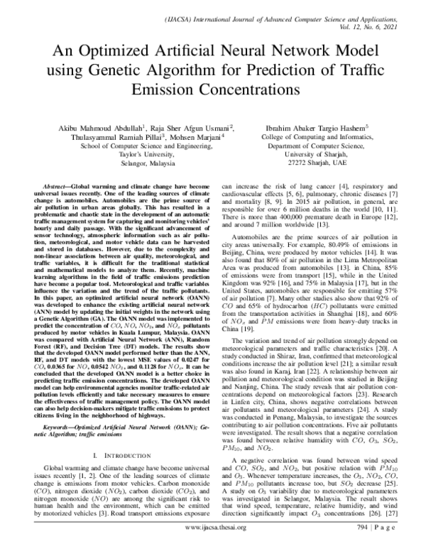 (PDF) An Optimized Artificial Neural Network Model using Genetic ...