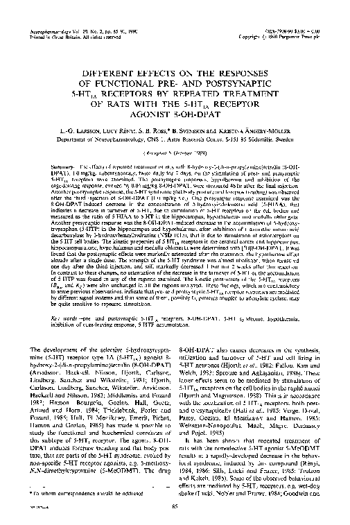 (PDF) Different effects on the responses of functional pre- and ...