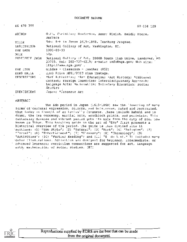 (PDF) Edo Art in Japan 16151868. Teaching Program Christine Guth Academia.edu
