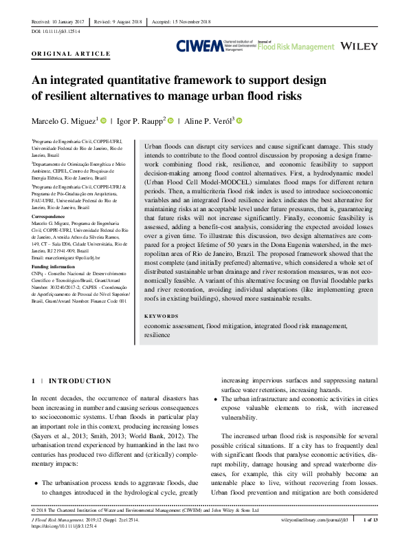 (PDF) An integrated quantitative framework to support design of ...