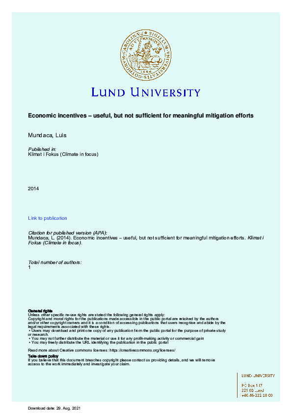 Economic incentives list image