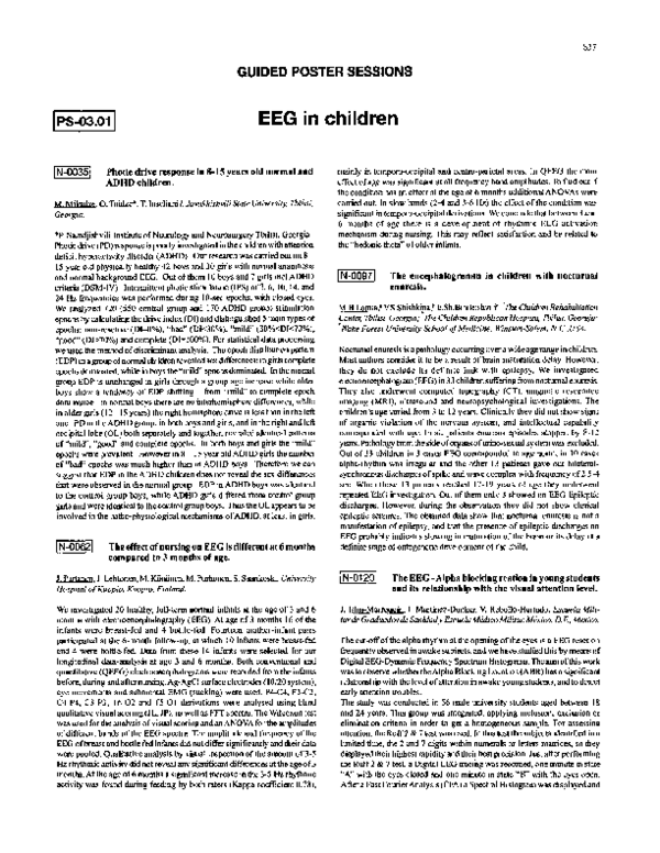 (PDF) EEG in children
