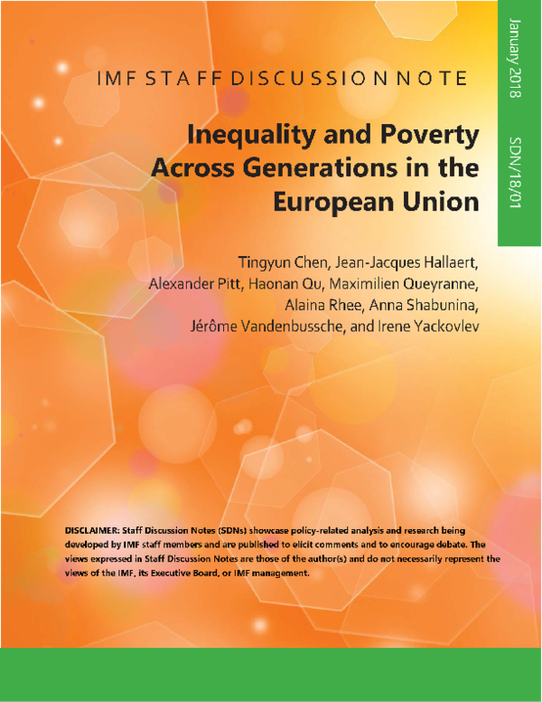 (PDF) Inequality and Poverty across Generations in the European Union