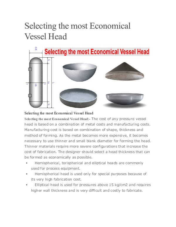 (DOC) BASICS TO PRESSURE VESSELS