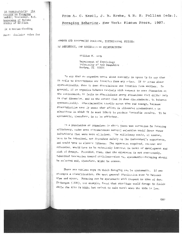 Optimal foraging theory definition image