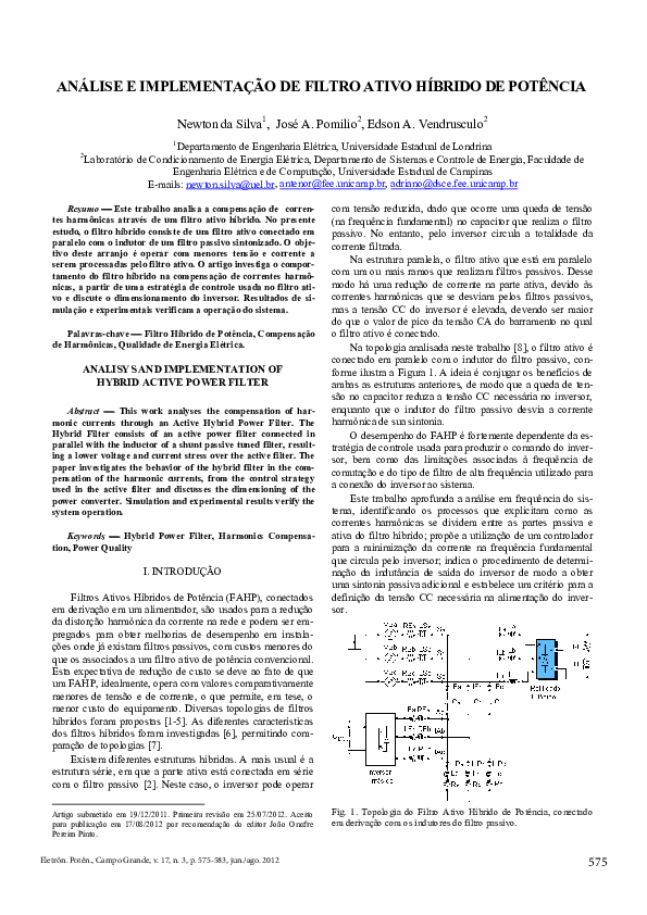(PDF) Analisys And Implementation Of Hybrid Active Power Filter
