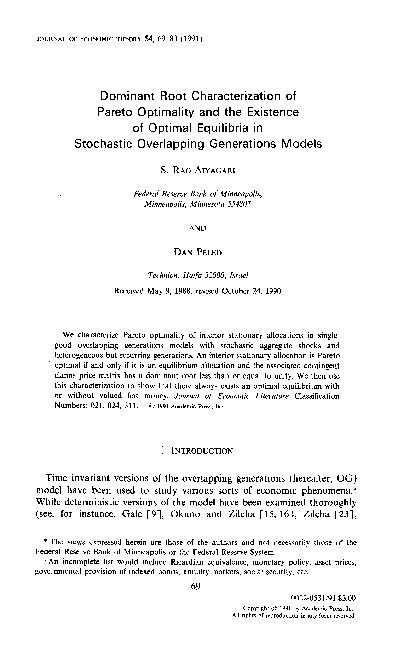 Pareto optimality conditions picture
