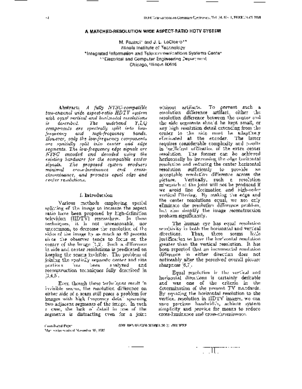 Essays on hdtv 04 picture