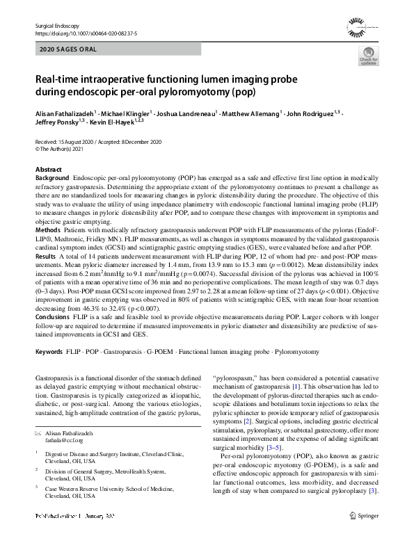 (PDF) Real-time intraoperative functioning lumen imaging probe during ...