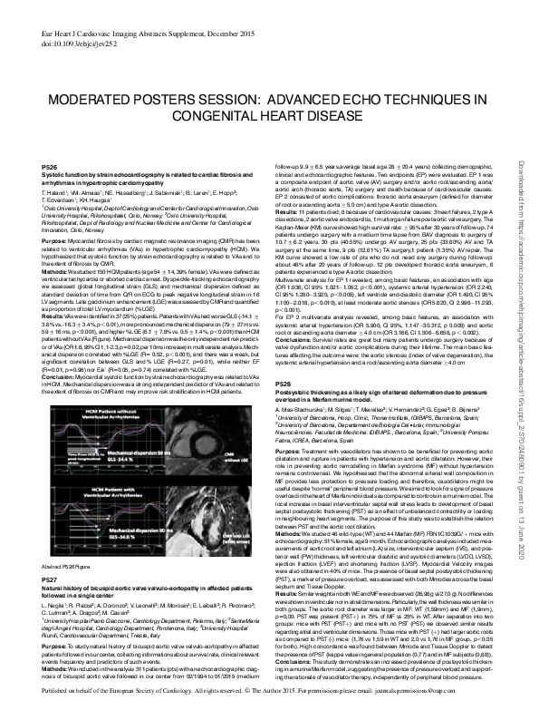 (PDF) Moderated Posters session: advanced echo techniques in congenital ...