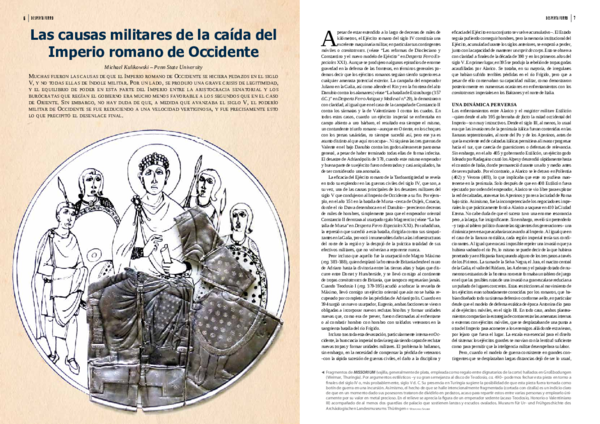 (PDF) Las causas militares de la caída del Imperio romano de Occidente