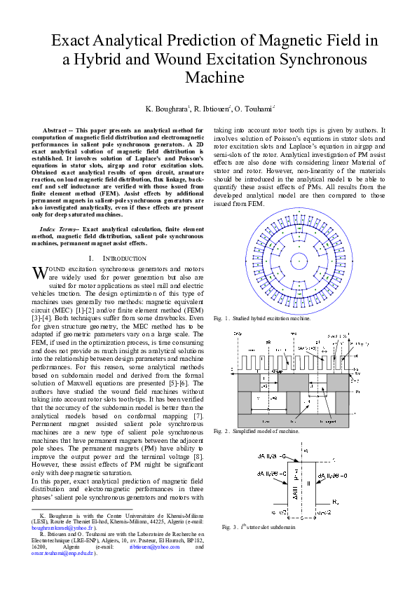 Synchronous motor uses image