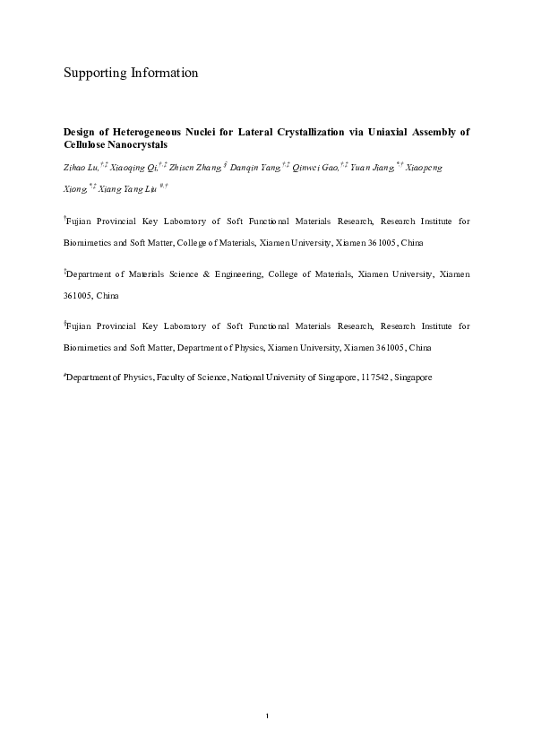 (PDF) Design of Heterogeneous Nuclei for Lateral Crystallization via ...