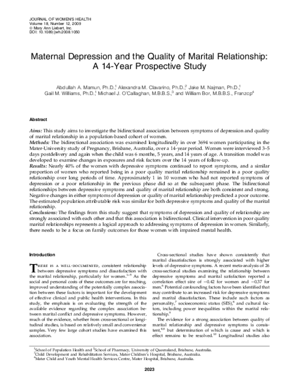 Maternal depression essay 06 image