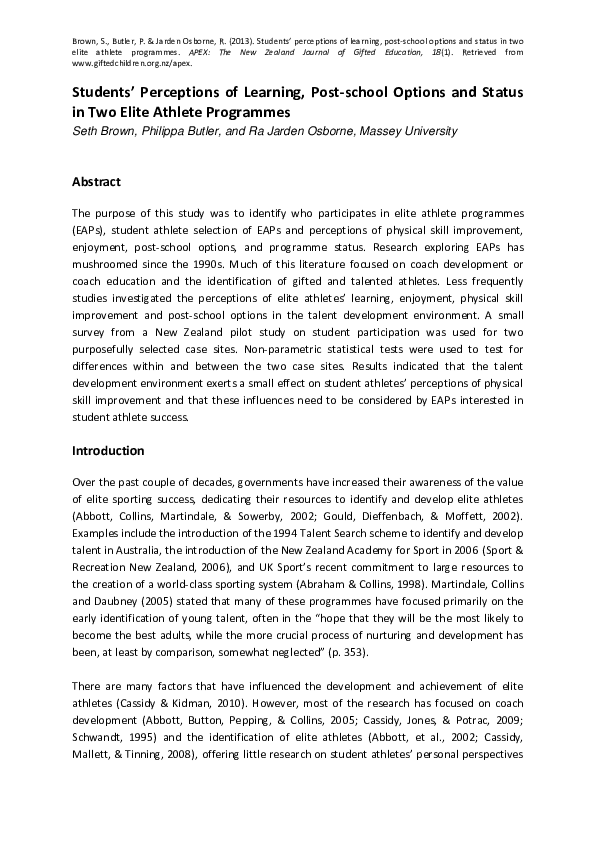 Being an athlete essay picture