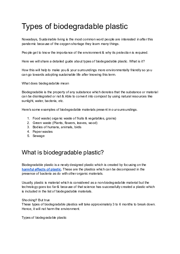 (PDF) what is biodegradable waste Abhay Gupta Academia.edu