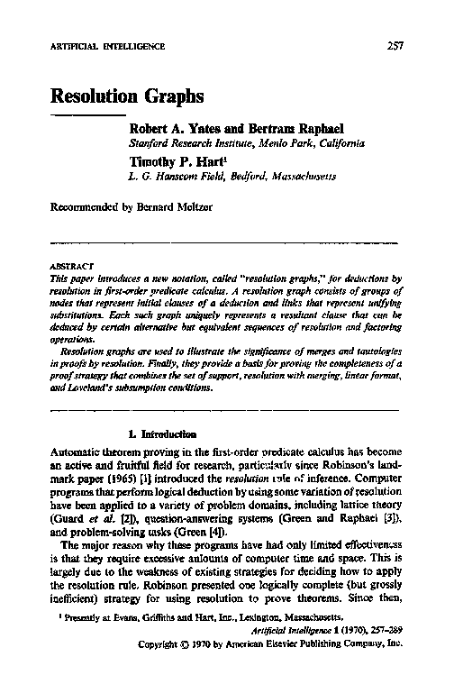 (PDF) Resolution graphs