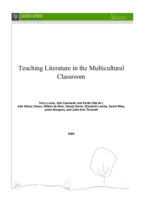 (PDF) Teaching Literature in the Multicultural Classroom