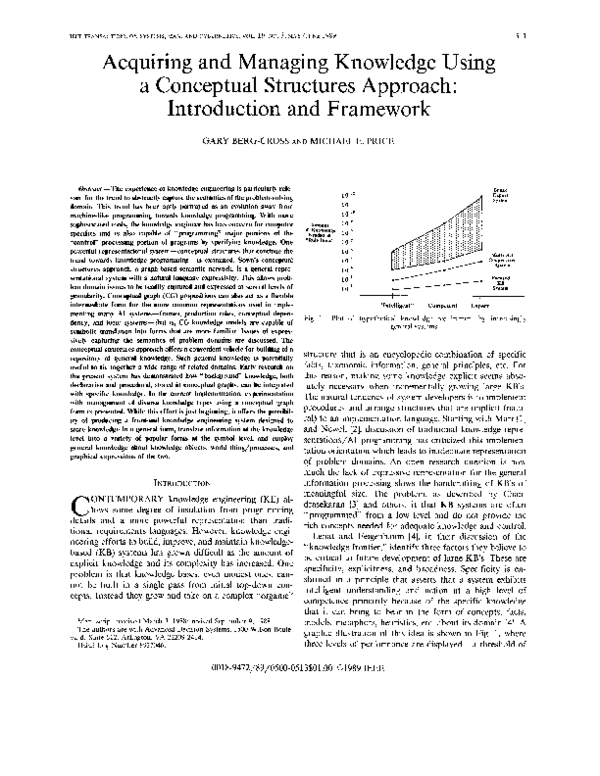 (PDF) Acquiring and managing knowledge using a conceptual structures ...