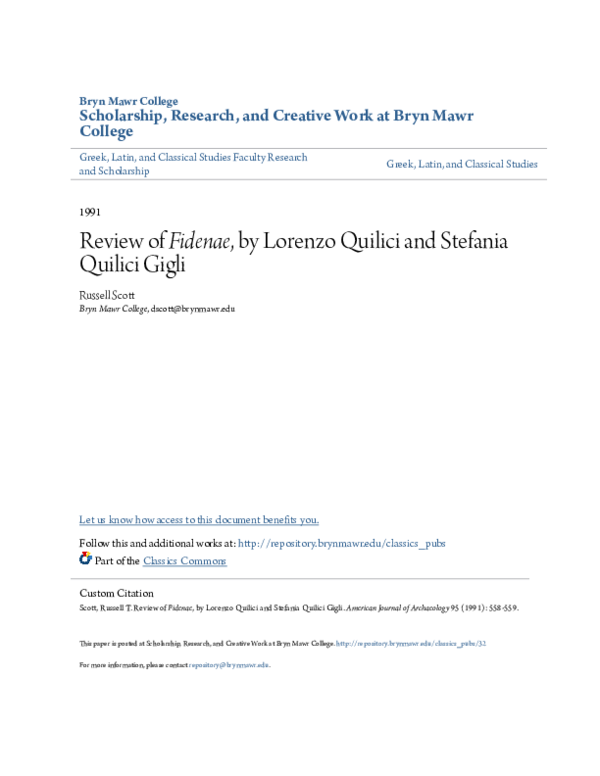 (PDF) Fidenae