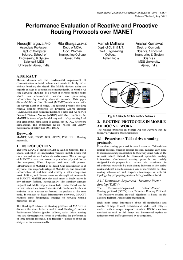 (PDF) Performance evaluation of reactive and proactive handover schemes ...
