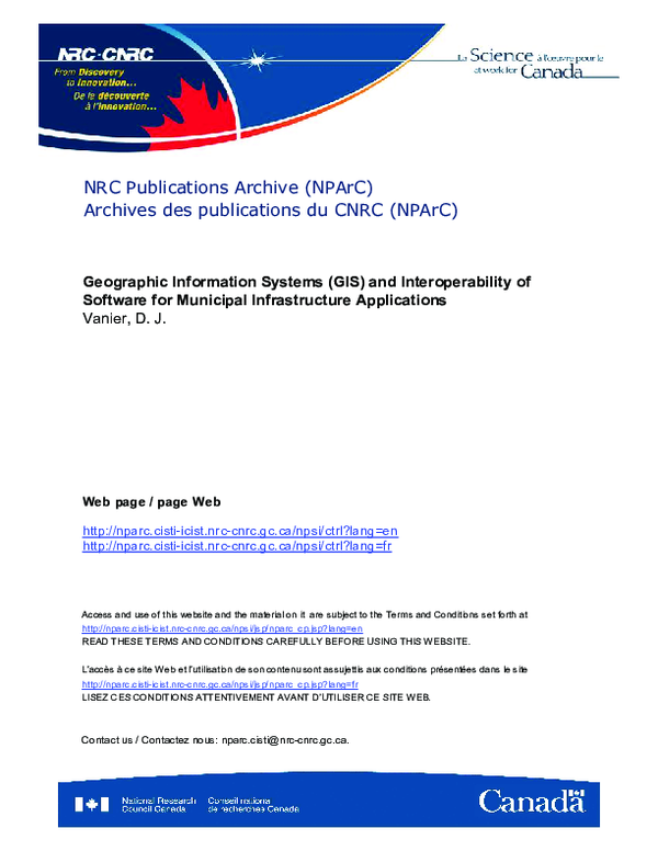 (PDF) Geographic Information Systems (GIS) and Interoperability of ...