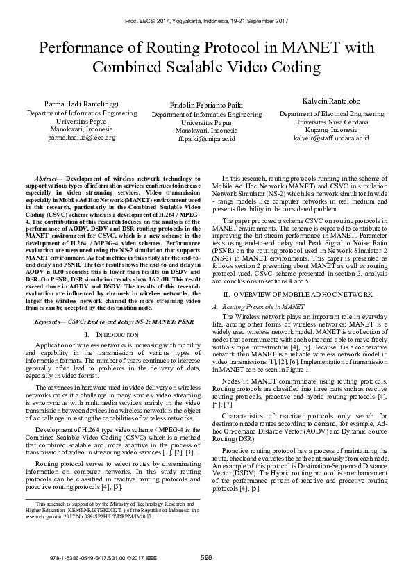 (PDF) Performance of Routing Protocol in MANET with Combined Scalable ...