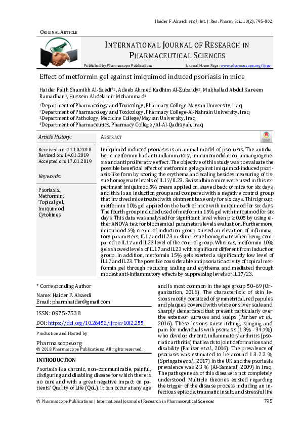 Metformin research 2021 picture