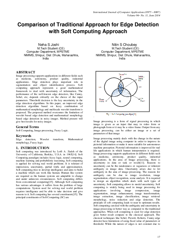 (PDF) Comparison of Traditional Approach for Edge Detection with Soft ...