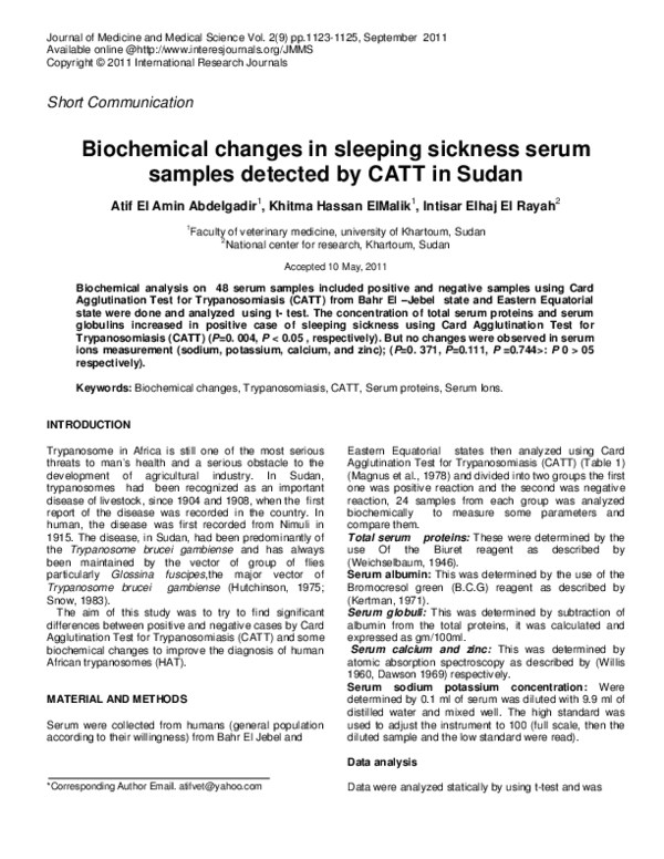 Sleeping sickness history image