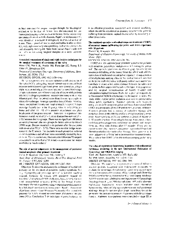 (PDF) The role of partial colpectomy in the management of persistent ...