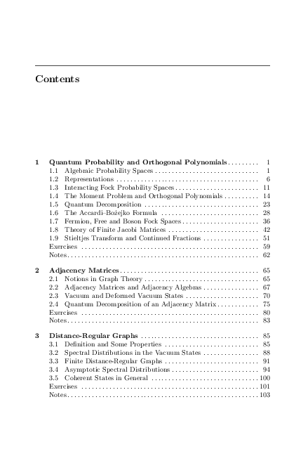 (PDF) Quantum Probability and Spectral Analysis of Graphs