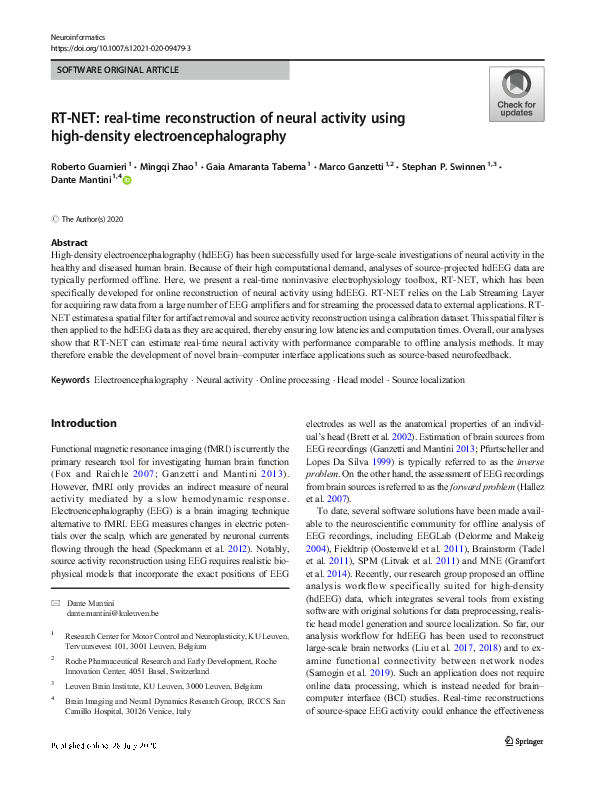 (PDF) RT-NET: real-time reconstruction of neural activity using high ...