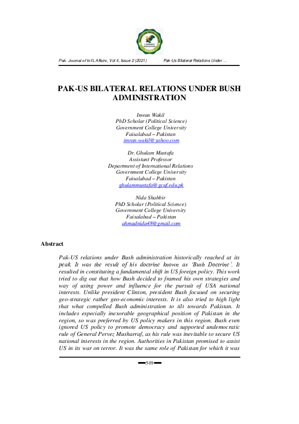 Bilateral relationship picture