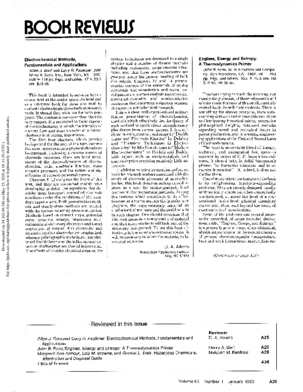 (PDF) Electrochemical Methods Fundamentals and Applications Wong Jowo