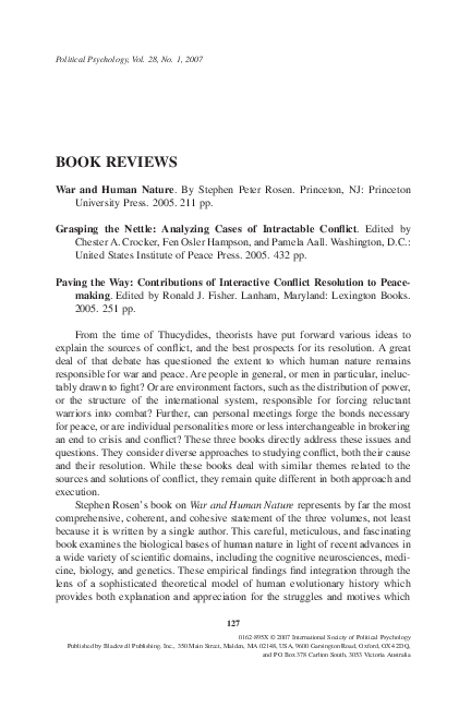 Un peacemaking examples picture