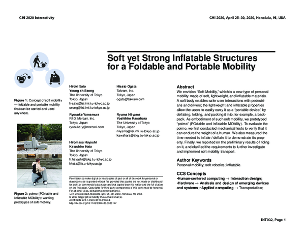 (PDF) Soft yet Strong Inflatable Structures for a Foldable and Portable ...
