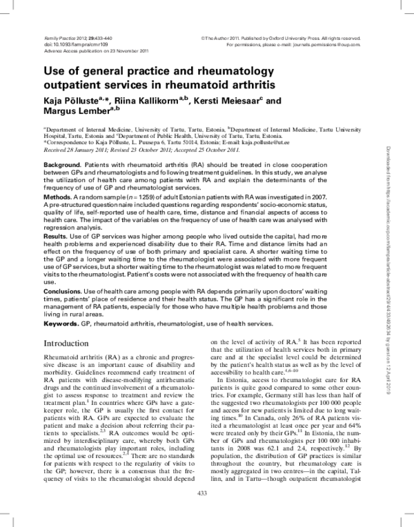 Arthritis family essay 08 image