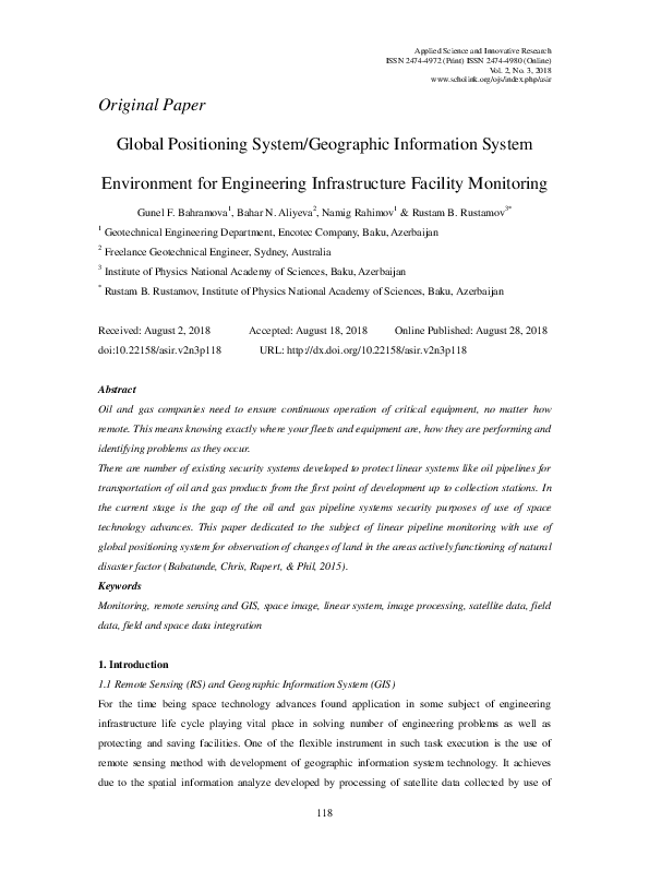 (PDF) Global Positioning System/Geographic Information System