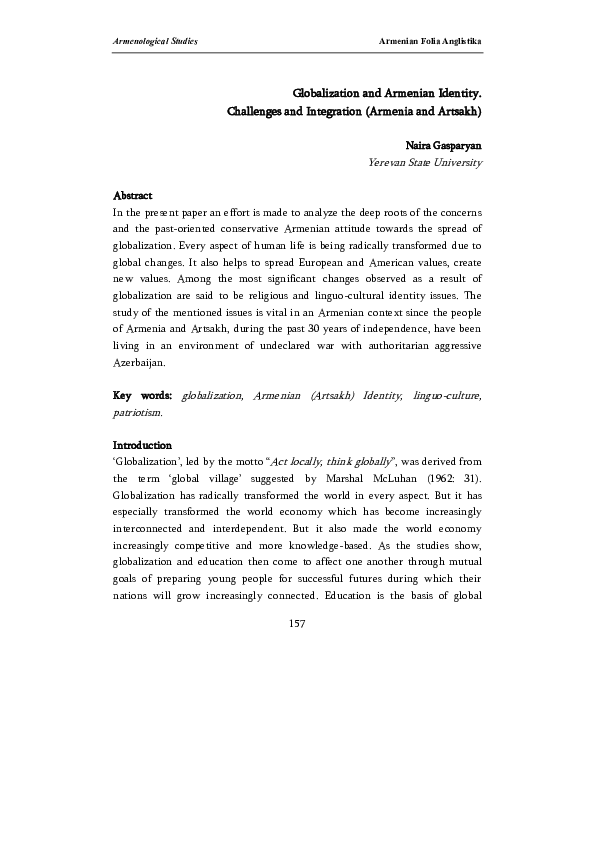 Globalizing armenia essay 08 picture