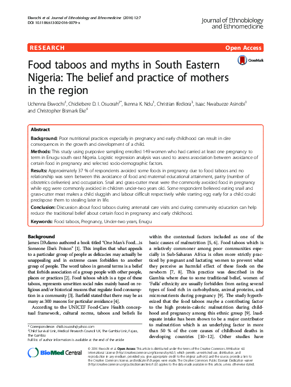 Food taboo essay picture