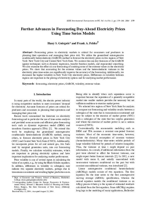(PDF) Further advances in forecasting day-ahead electricity prices ...