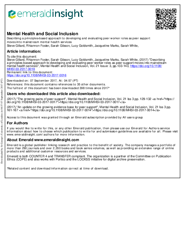 (PDF) Describing a principles-based approach to developing and ...