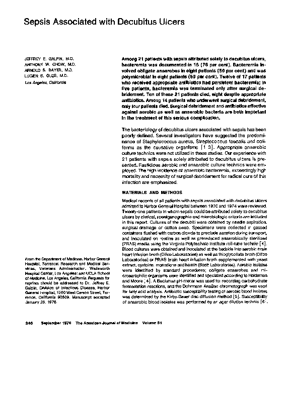 Sepsis And Pressure Ulcers Infected Sores Can Lead To vrogue.co