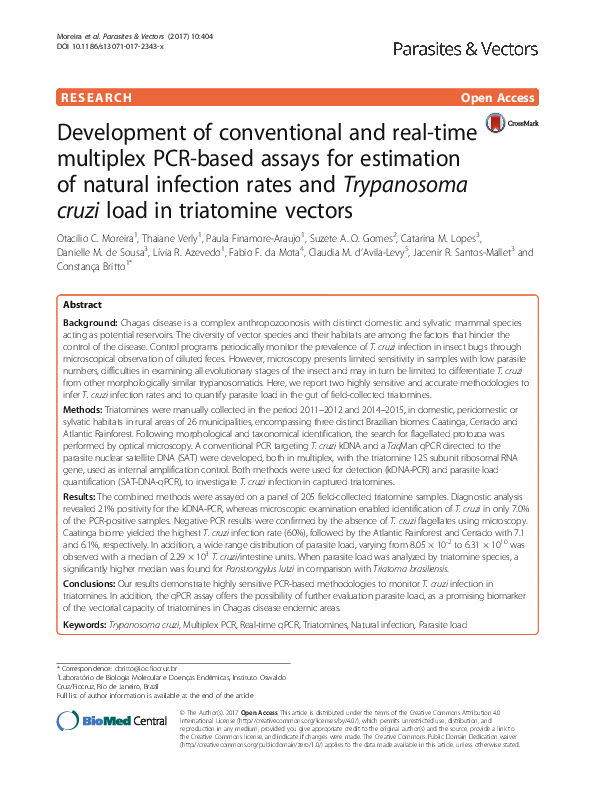 (PDF) Development of Conventional and Real-Time Multiplex PCR Assays ...